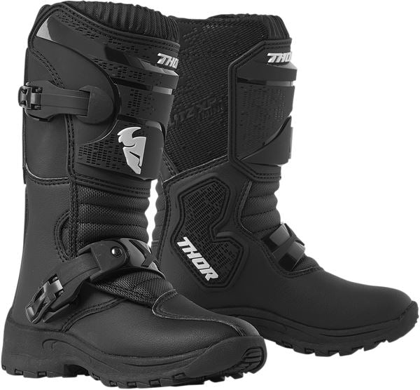 Thor Kids Blitz XP Black Motocross Boots CLEARANCE
